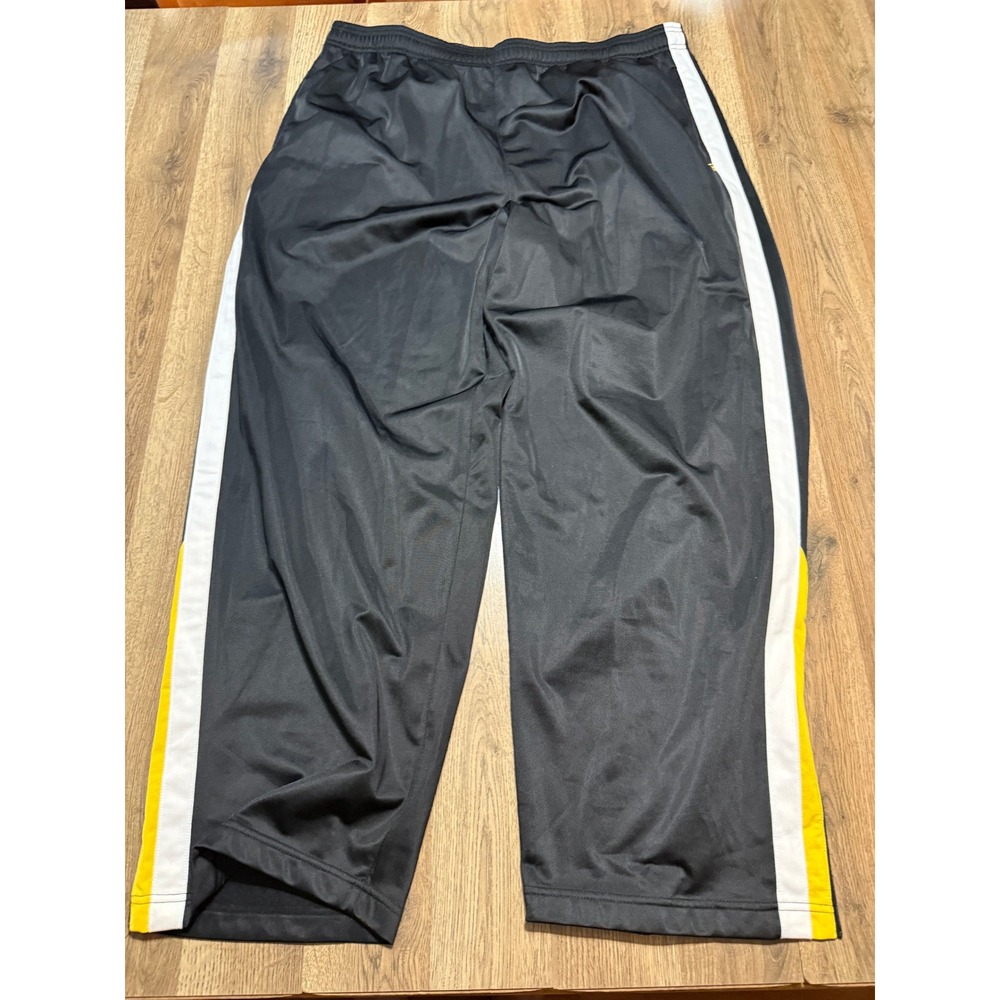 Energy Zone Track Pants Mens Size XXL Black Athletic Trousers Side Stripe
